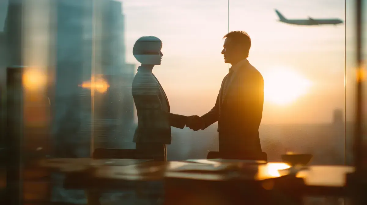 Man wearing a white cap, photographed from behind on a teal background.
